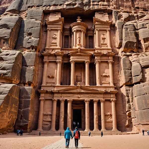 Comment organiser une visite des sites historiques de Petra, Jordanie?