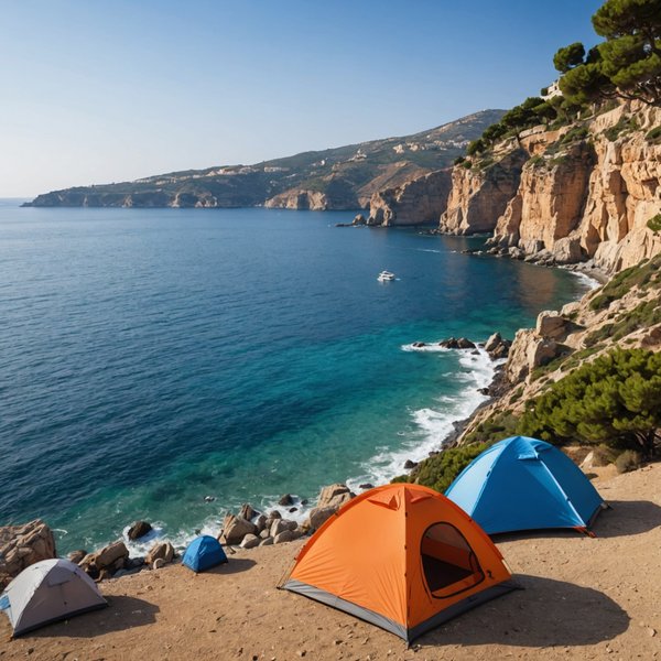 Quels sont les équipements nécessaires pour un camping en bord de mer en Méditerranée?